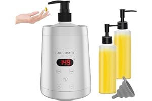 JOJOCOSMO Professional Massage Oil Warmer with 2 Oil Lotion, 250ml Digital Massage Oil Heater, Lotion Warmer Dispenser, Autom