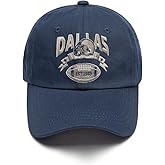 Embroidered Baseball Hat Team Color Adjustable Trucker Cap for Men Women Youth Football Fans Gifts Game Day Apparel