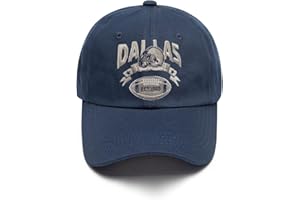 Joeteup Embroidered Football Hat for Men Women Youth Team Color Baseball Cap Trucker Hats Fans Gifts Apparel