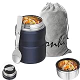 Yonhi Stainless Steel Food Thermos with Lid, Kids