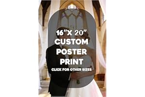 Custom Poster Print with Your Photo, Personalized Wall Art in Poster Paper or Canvas, Picture Decor for Pet, Wedding, Travel,