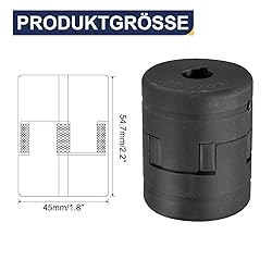 uxcell 1/2" to 7/8" L075 Flexible 3-Piece L-Jaw