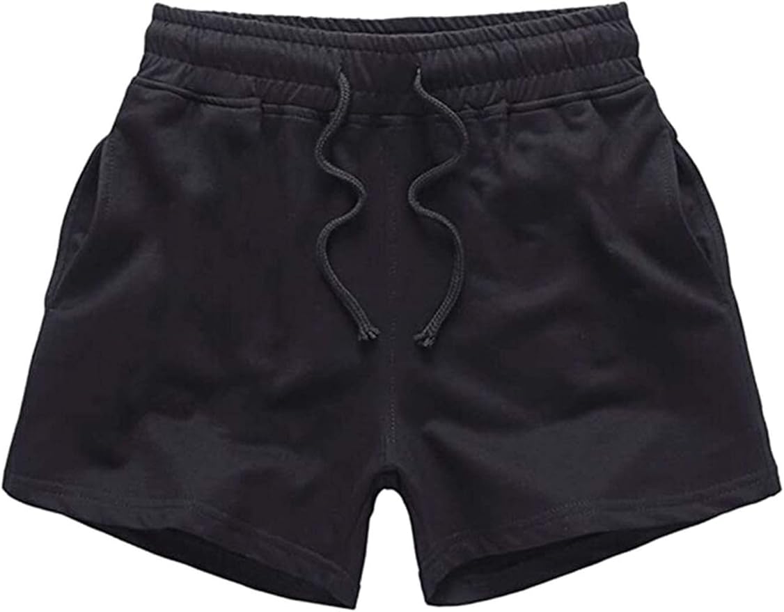 N /C Men 's Running Shorts 3 Inch Gym Athletic Workout Shorts for Men