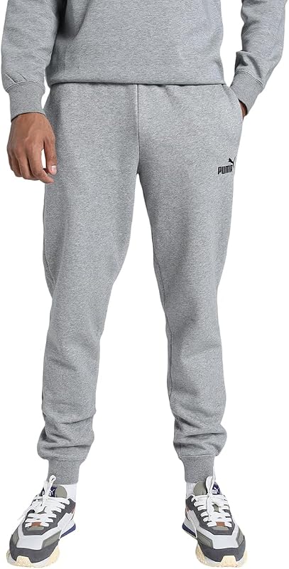 Herren ESS No. 1 Logo Sweatpants FL cl Gestrickte Hosen, Medium Gray Heather, — Foto 1 von 8