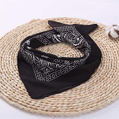 6 Pack Cotton Bandanas Scarf Novelty Head Warp Wristband Bandanas for