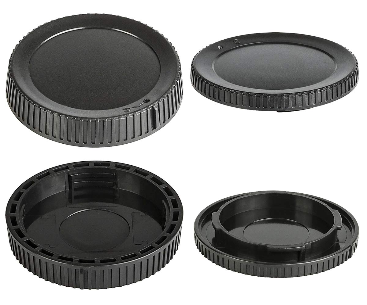 Front Body Cap & Rear Lens Cap Cover for Nikon Z8 Z9 Z7II Z6II Z7 Z6 Z5 Z50 kit Z Mount Lens (2 Pack)