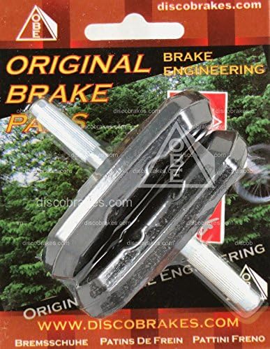 DiscoBrakes Super Wide BMX Brake Blocks Pads Shoe Cantilever V Post Length: 69mm