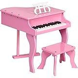 goplus wood toy grand piano