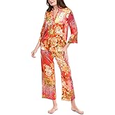 N Natori Womens Wisteria Garden Pj Set Length 25" Inseam 26"