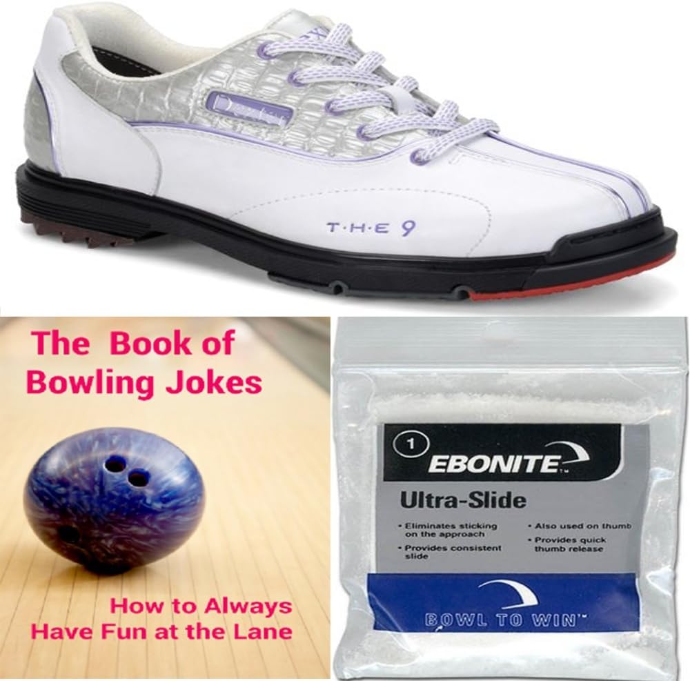 Dexter Women's THE 9 Bowling Shoes White/Silver/Lilac