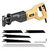 Inequalit 6Amp Reciprocating Saw, 3000SPM Variable
