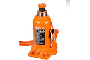 VEVOR Hydraulic Bottle Jack, 20 Ton (44092 lbs) Capacity, 8.9-17.1 Inch Lifting Range, Heavy Duty Welded Bottle Jack for Car,