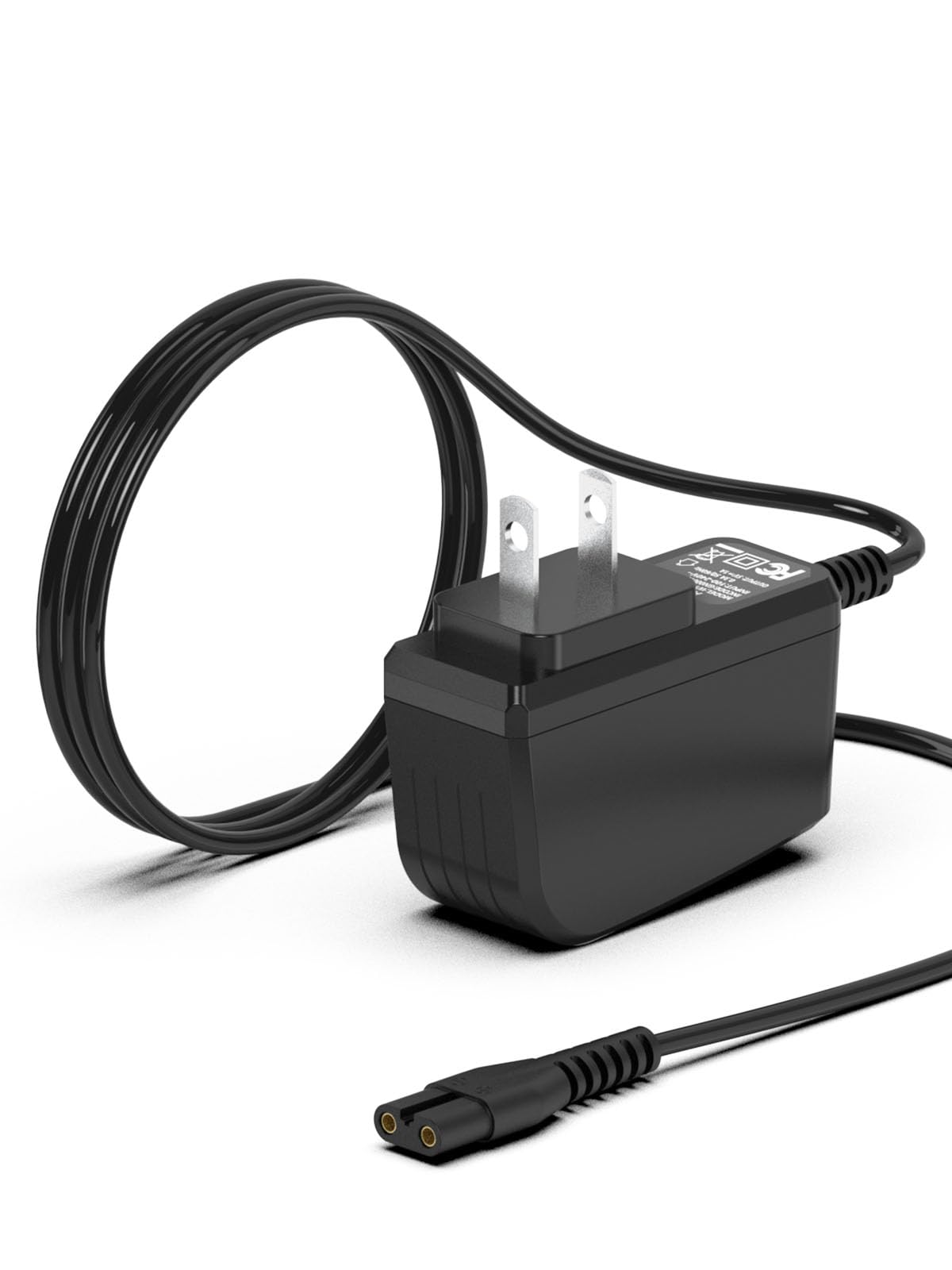 Photo 1 of Replacement Charger Compatible with Manscaped Lawn Mower 3.0/2.0 Electric Groin Hair Trimmer Manscape Power Adapter Supply Cord 5FT 5V 1A Black