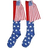 USA American Flag Cape Socks