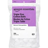 Amazon Essentials Cotton Balls, 200ct, 1-Pack (Previously Amazon Basics)