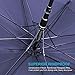 62 Inch Automatic Open Golf Umbrella - Extra Large Oversize Double Canopy Vented - 210T Teflon Rain Repellant Protection Sun, Rain, Sports - Windproof Waterproof Stick Umbrellas, Formal Blue