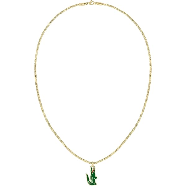 Lacoste Vigor Pendant Necklace for Men - Stainless Steel