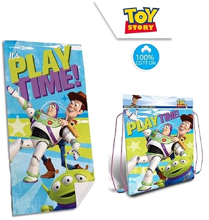 Disney Serviette De Plage Toy Story Coton Sac Toy Story