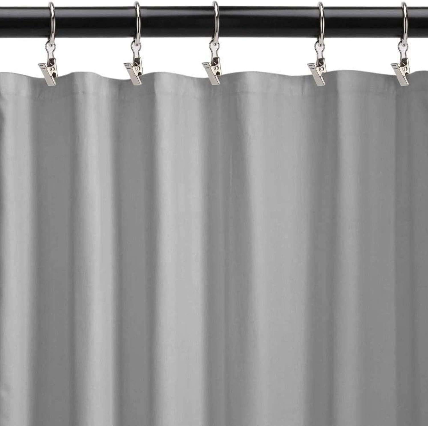 Silver Curtain Rod Ring Clips - Image 4