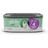 Litter Genie Eco Refills | Compostable Cat Litter Bags | Jumbo 1-Pack | Up to 4 Months of Supply |Compatible with Standard, P
