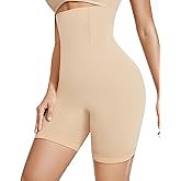 Damonent Tummy Control Shapewear Shorts High Waist shapewear for Women Seamless Body Shaper Shorts Thigh Slimmer Panties
