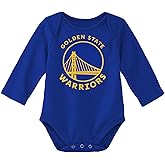 Outerstuff NBA Newborn & Infants 0-24 Months Official Primary Logo Long Sleeve Bodysuit Creeper Romper