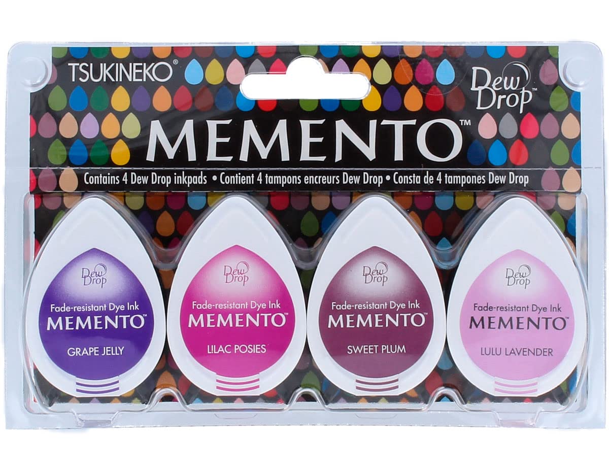 ImagineMD100003 Memento Dew Drop Dye Ink Pads, Multi-Colour,2.54 x 14.35 x 9.27 cm
