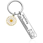 OWHOMS Possum Whisperer Gift Opossum Fan Keychain Opossum Christmas Keychain Animal Lover Keychain