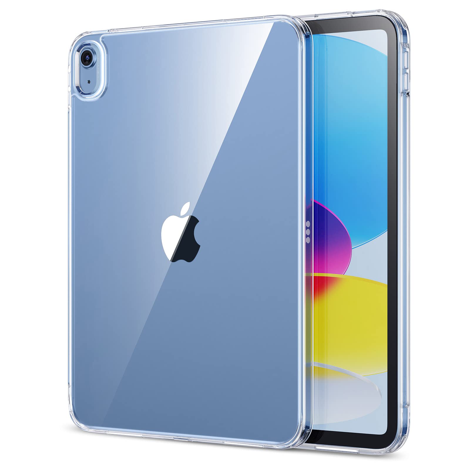 ESR iPad A16 ケース 第11/10世代 (2025/2022モデル) 専用カバー 11インチ/10.9インチ 薄型軽量 耐衝撃・耐落下保護・耐黄変 ハイブリッドケース ハード背面とソフトフレーム Pencil対応 クリア商品画像