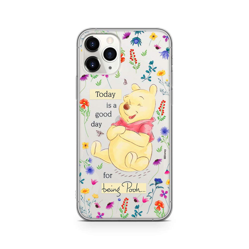 ERT GROUP mobile phone case for Apple Iphone 11 PRO original and officially Licensed Disney pattern Winnie the Pooh and friends 029 adapted to the shape of the mobile phone, partially transparent
