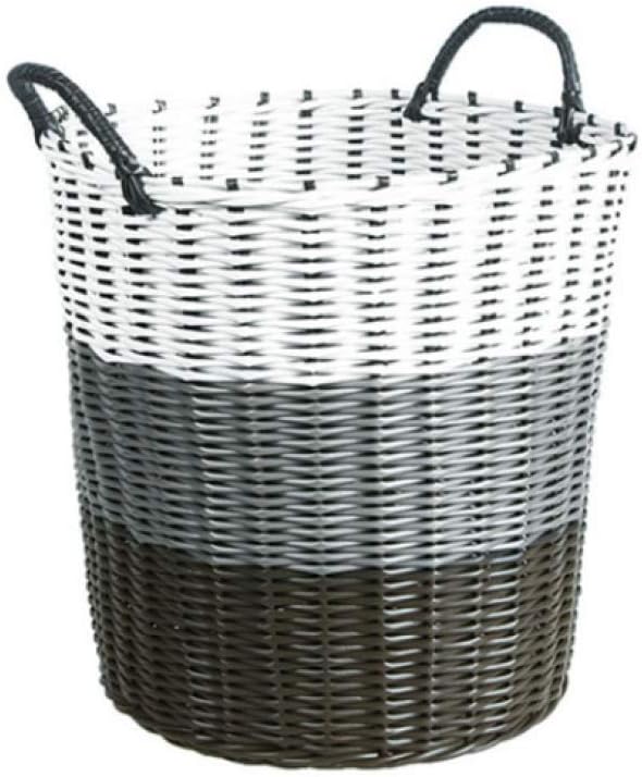 SUNAYV Cesto De La Ropa Trenza De Mano Plegable Sucia Cesta De