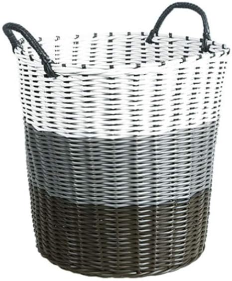 SUNAYV Cesto De La Ropa Trenza De Mano Plegable Sucia Cesta De