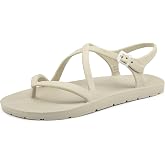 Women's Flat Sandals EVA Thong Sandals with Adjustable Strap