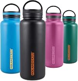 Polar Gear 1 Litre Vacuum Insulated Bottle Blue 12H Hot 24H Cold view 5