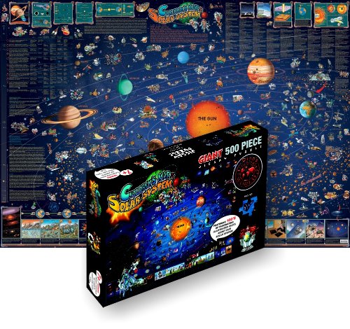 Solar System Map Dinos Childrens Illustrated Map
