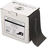 THERABAND Resistance Band 25 Yard Roll, Special Heavy Black Non-Latex Professional Elastic Bands For Upper & Lower Body Exerc