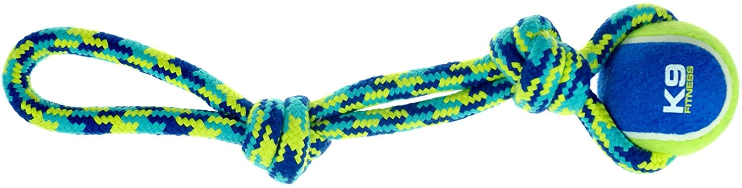 Zeus Fitness Rope Tug with Tennis Ball