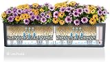 Lechuza Balconera Color 80 Light Gray Planter with Irrigation System view 3