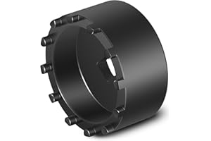 Bonbo 31520 Axle Nut Socket - 12 Pin Hub Bearing Retaining Nut Socket Tool Fits for 2019+ Dodge Ram 3500, 4500 and 5500 Heavy