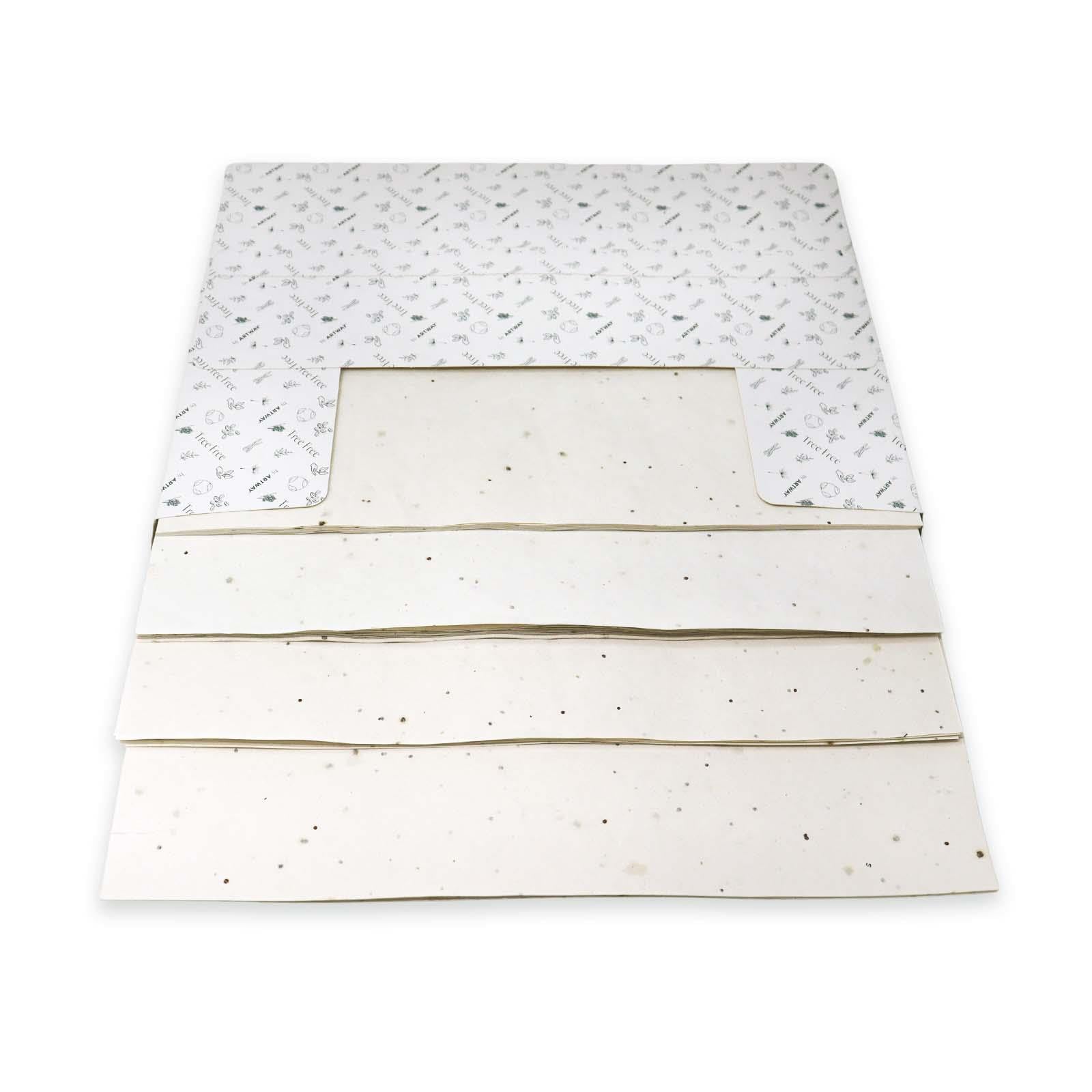 Artway Tree Free - Wild Flower Seed Paper - Printmaking, Arts & Crafts Paper - 50 Sheets - A3-180gsm