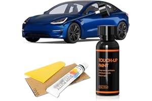 XTryfun Deep Blue Metallic Touch Up Paint for Tesla, DIY Car Paint Scratch Repair Kit, Automotive Paint, Quick & Easy Fix Scratch Repair for Tesla Model 3/Y/S/X