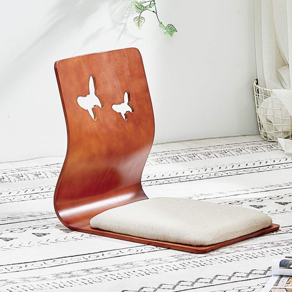 YLCJ Tatami floor chair Bed seat Bedroom Japanese chair without legs