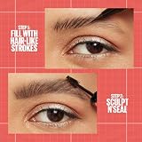 Maybelline Build-A-Brow 2-in-1 Eyebrow Pencil Gel Medium Brown 257 view 4