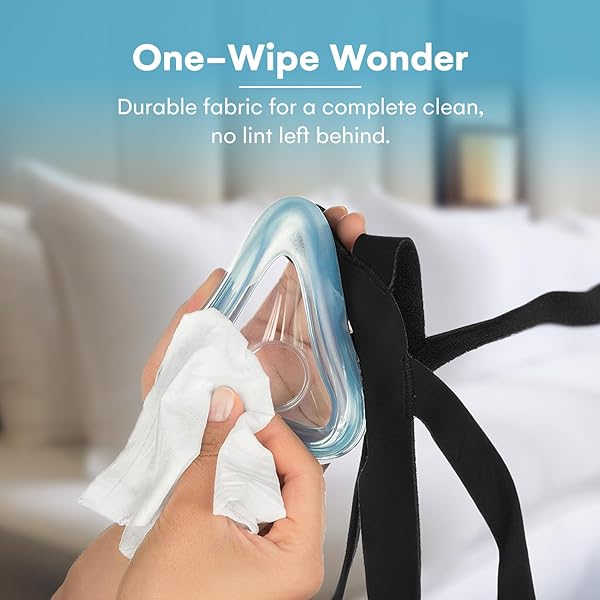 CARE TOUCH CPAP MASK WIPES – 3 PACKS OF 70 CITRUS SCENT CPAP WIPES, 210 COUNT, NATURAL CARE TOUCH CLEANING WIPES
