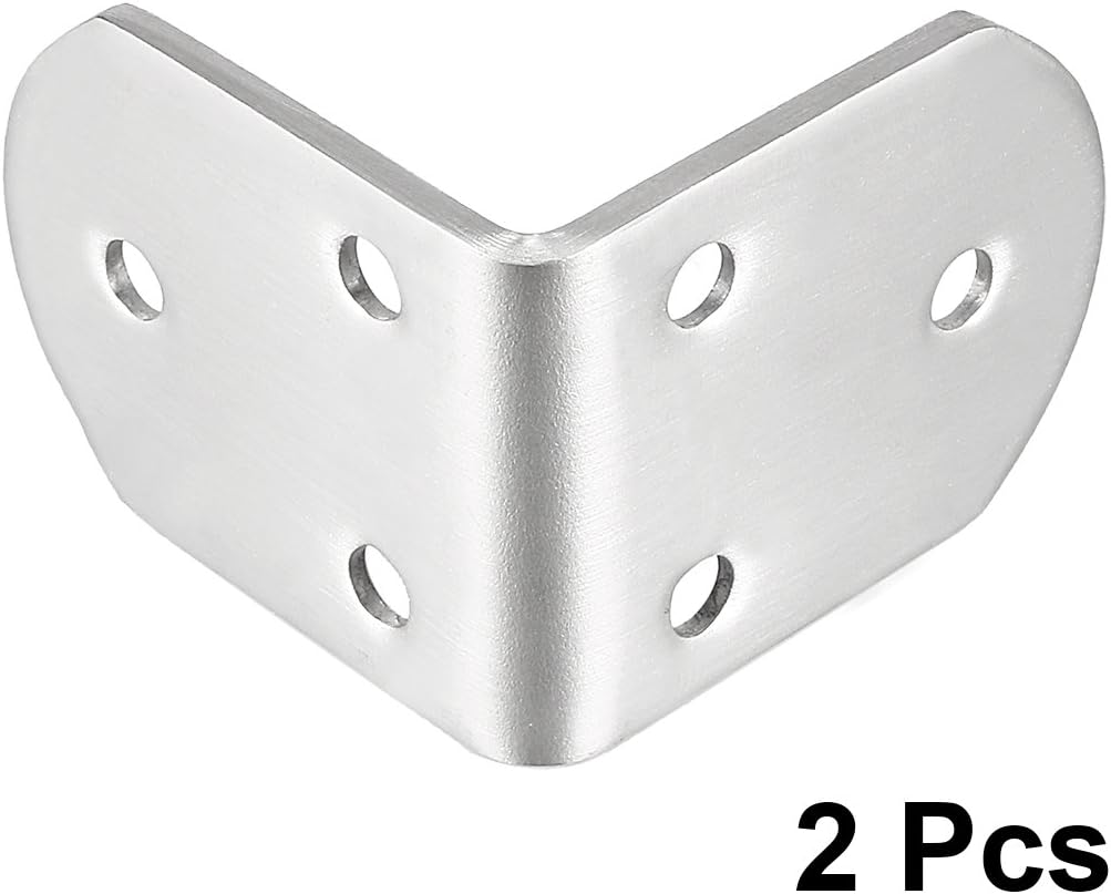 Sourcingmap Stainless Steel Shelves Corner Brace 50mmx50mmx38mm - Image 3