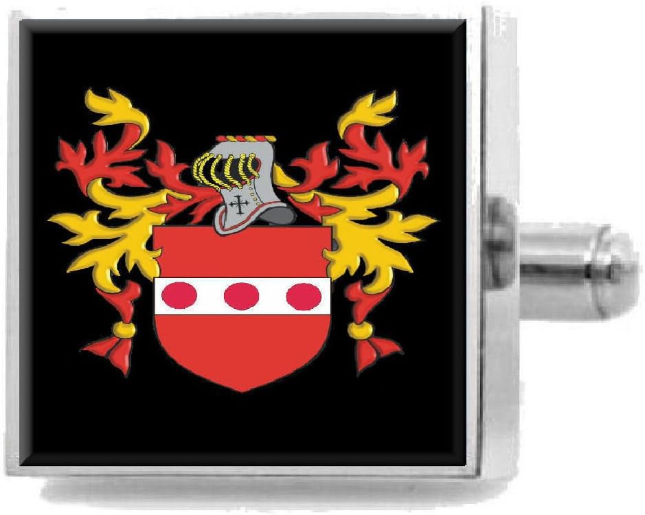 Select Gifts Kindland Ireland Family Crest Surname Coat Of Arms Tie Clip Engraved In Pouch