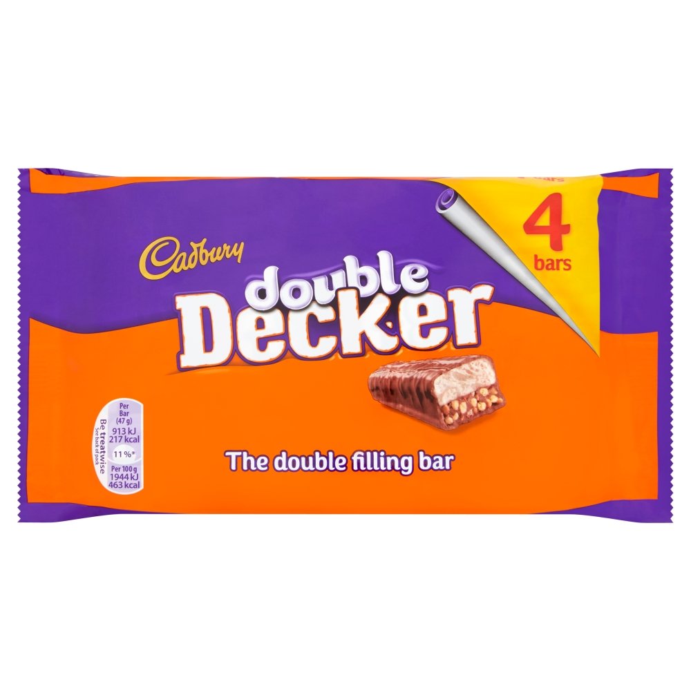 Amazon Com Original Cadbury Double Decker Chocolate Bar Pack