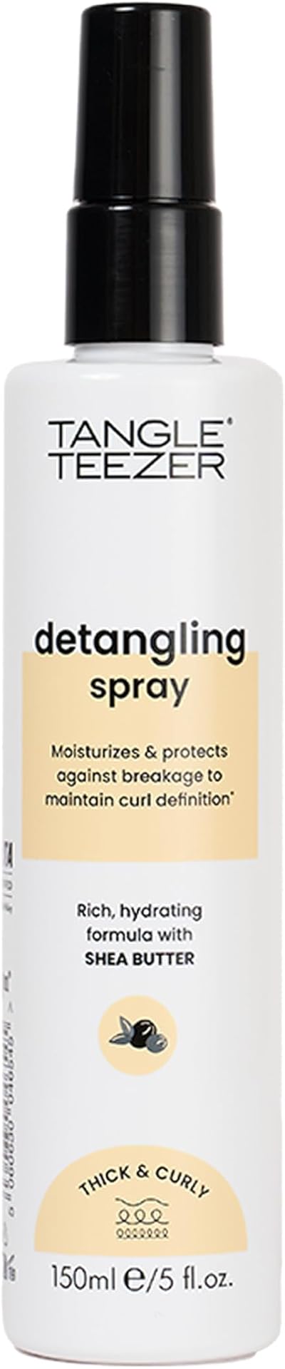 Tangle Teezer Everyday Detangling Cream Spray for Thick/Curly Hair