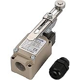 Baomain Adjustable Rotary Roller Lever Limit Switch WLCA12-2-Q Momentary 380V 10A