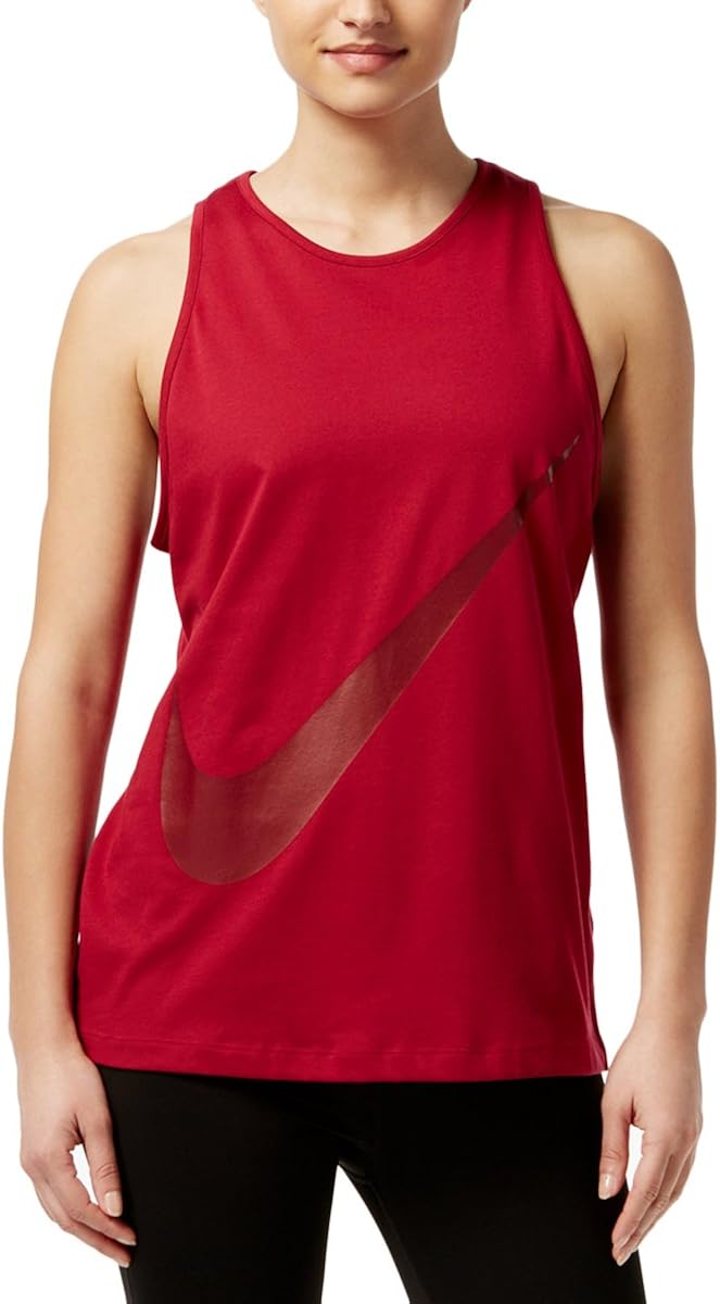 Nike Women's DriFIT Racerback Training Tank, Noble Red (Large) at